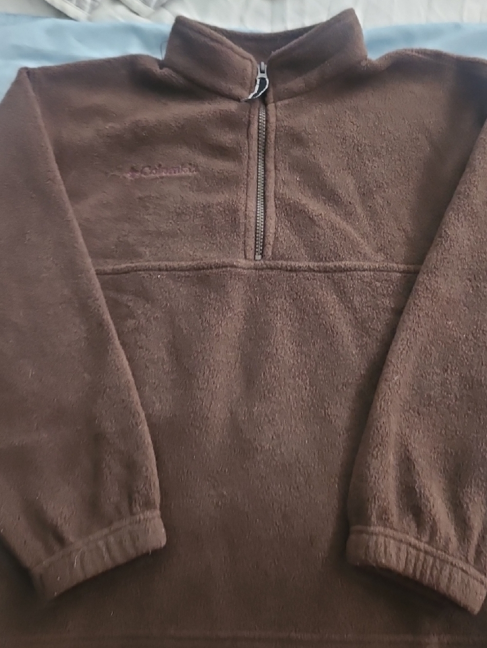 Columbia Brown Kids Zip-Up Fleece Pullover